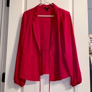Torrid pink open front blazer